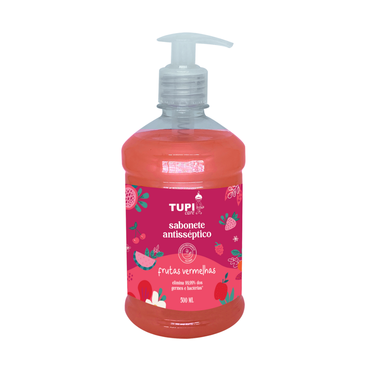 Sabonete Antisséptico Frutas Vermelhas 500ml